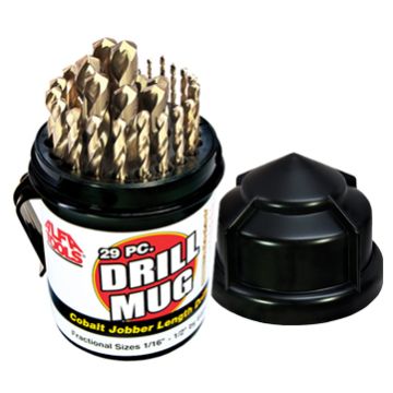 29 PC.COBALT DRILL MUG SET