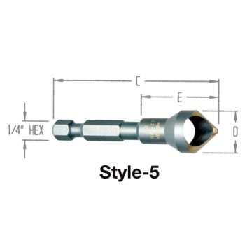 NOs 10,12,14X1/4 HEX SH MONOLOCK
