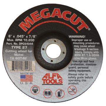 6 X .045 X 7/8 T27 RR/HEAVY DUTY