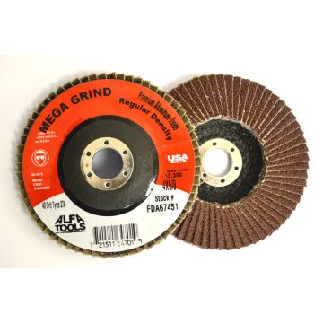 7X5/8-11X80GR T27 ZIRC FLAP DISC W/NUT