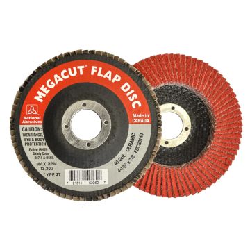 4-1/2X7/8 80GR T29  CERAMIC FLAP DISC