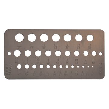 NUMBER SIZES #1-#60 DRILL GAGE
