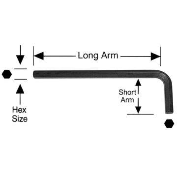 5/16 LONG ARM T/P HEX-L KEY