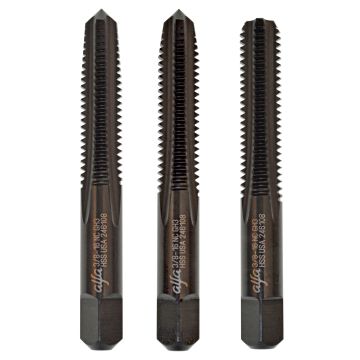 1 1/2-12 HSS BLACK OX USA HAND TAP SET