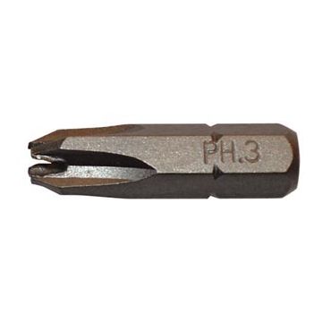 #3 X 1" X 1/4 T/P PHILLIPS BIT