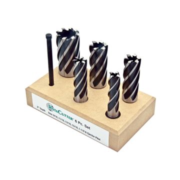 **6 PC 1"DOC ROTACUTTER SET IN WOOD BLK