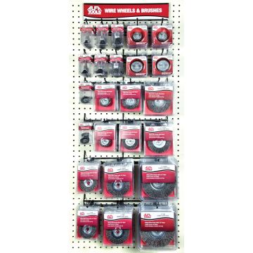 4" ST.STL KNOTTED WIRE WHEEL X 5/8-11